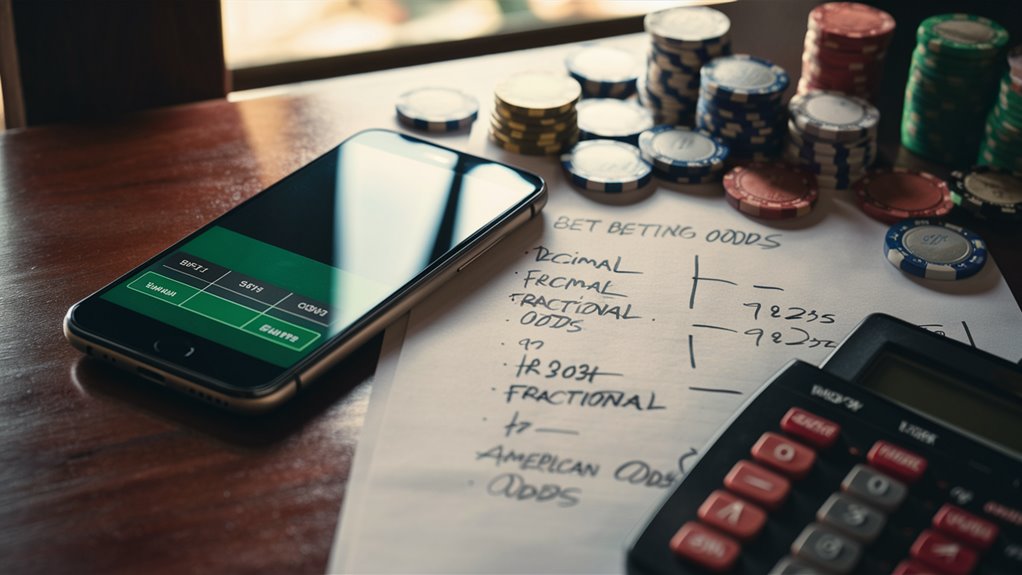 calculate different betting odds