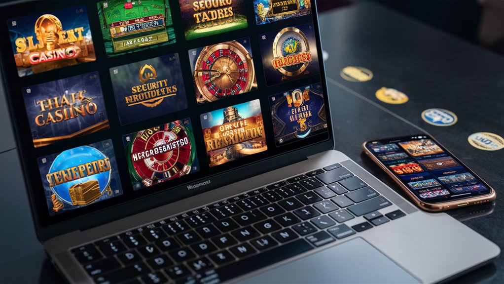 casino games software selection