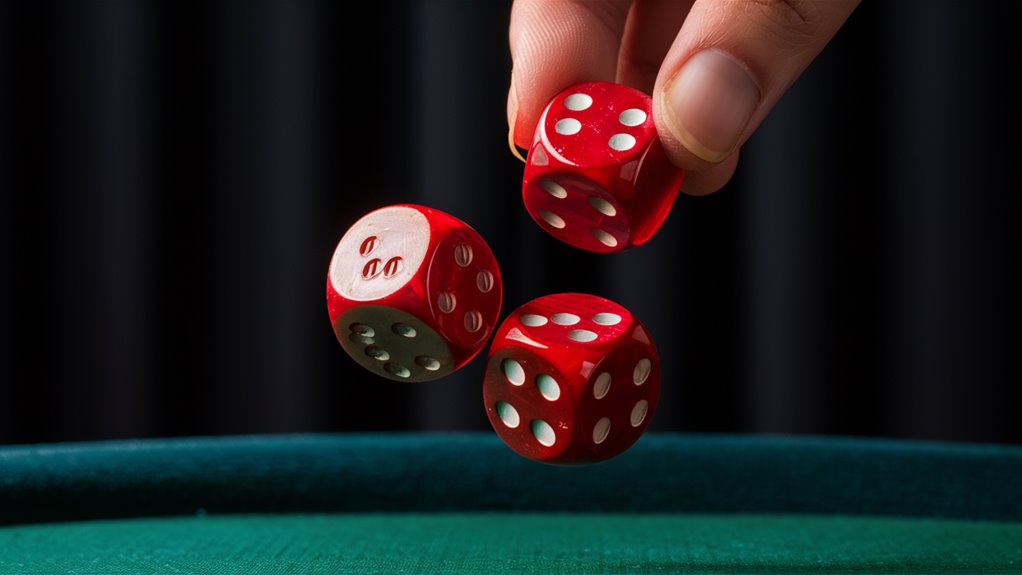 controlled dice throwing technique
