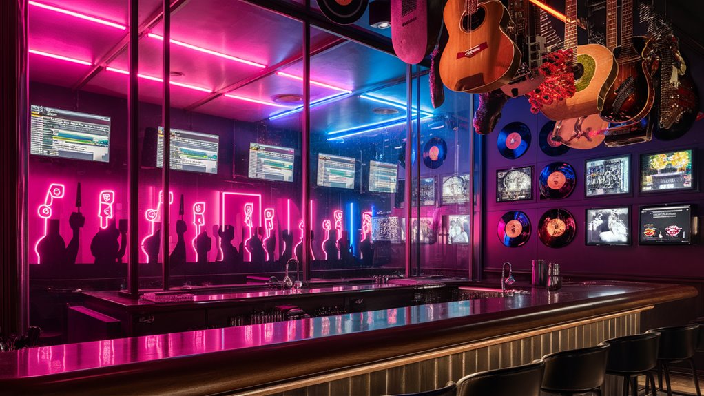 karaoke bar music match