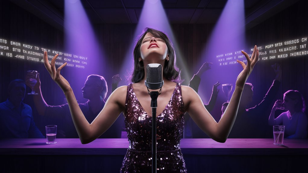 be bold while singing
