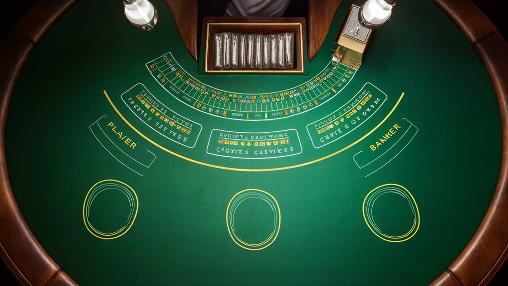 casino gambling card layout