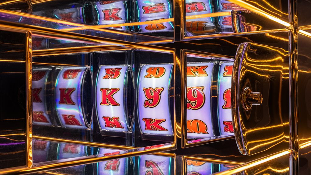 glowing glass casino game