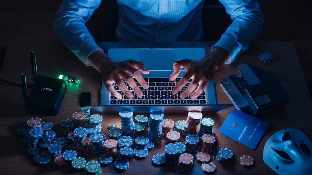 hide online gambling activity