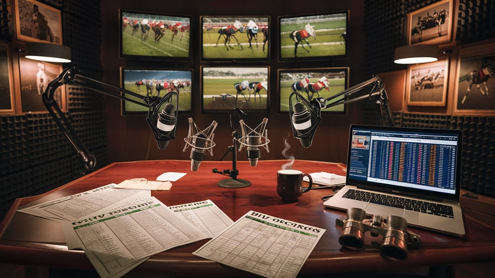 racing broadcasts and commentary
