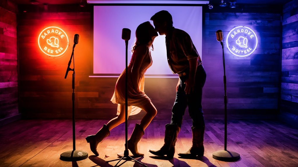 romantic rural singing pairs