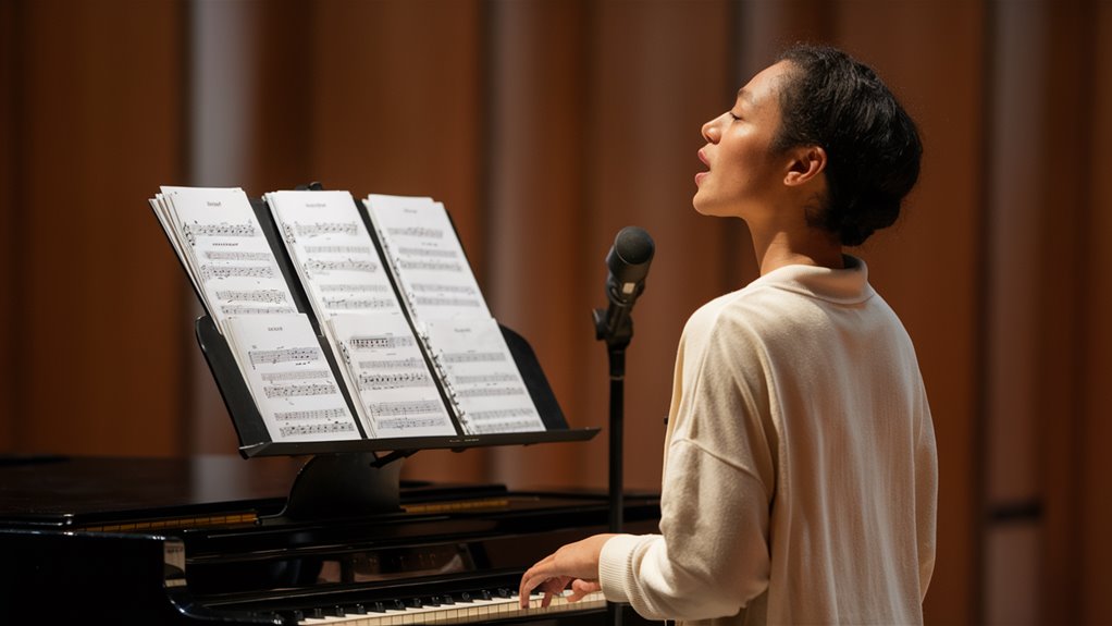 select comfortable vocal range