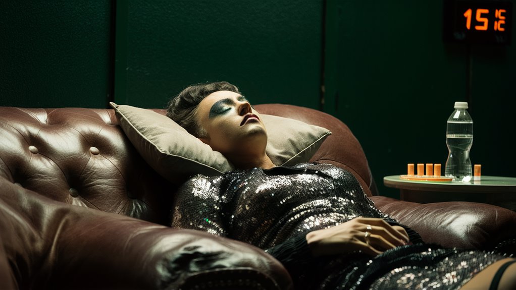 take breaks during performances