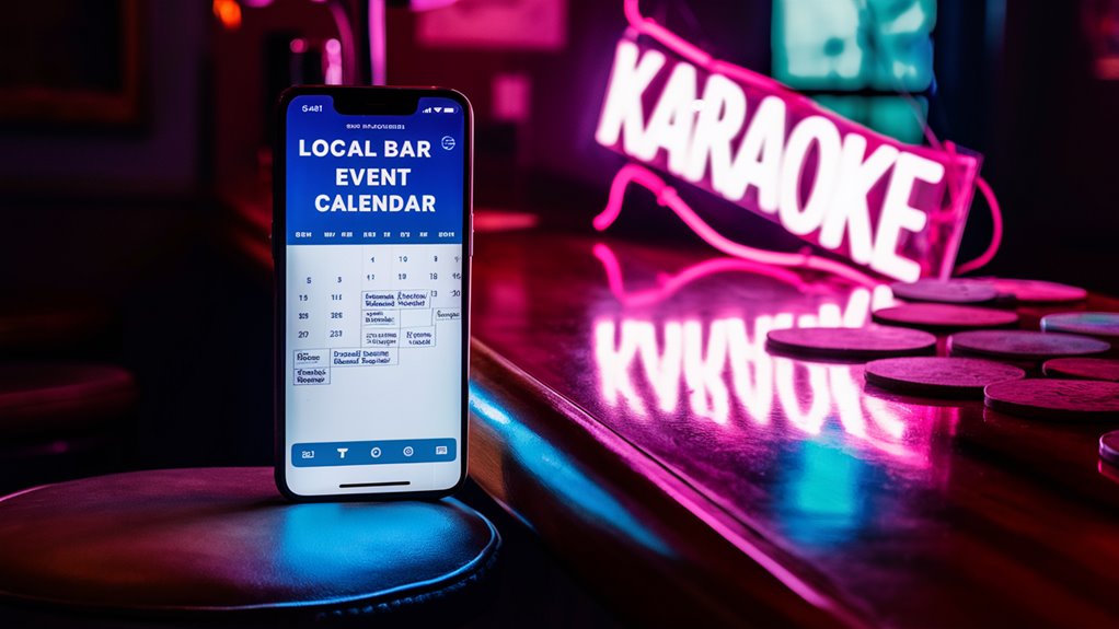 view local bar events