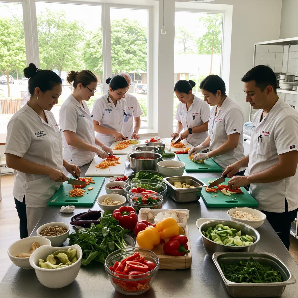 온카스터디를 기반으로 영양학적 접근을 통해 개인 맞춤형 식단을 구성하는 전략을 설명한 이미지