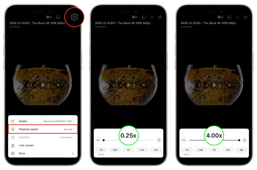 atching a VOD efficiently with YouTube chapters, timestamps, and playback speed.